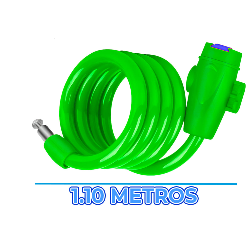 Candado de cable para bicicleta