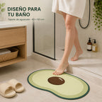Tapete absorbente con diseño de aguacate