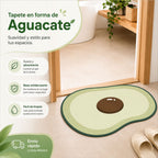 Tapete absorbente con diseño de aguacate