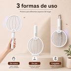 Mata moscas y mosquitos eléctrico recargable con luz UV