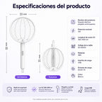 Mata moscas y mosquitos eléctrico recargable con luz UV