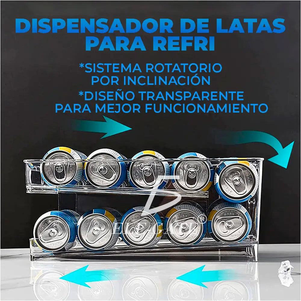 Organizador de latas — funcionamiento