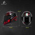 Casco para motociclista con visera retráctil