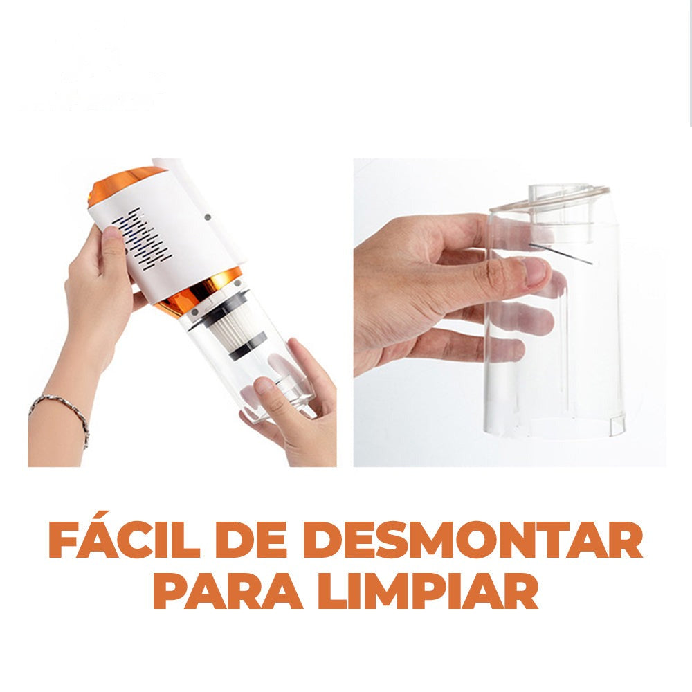 Aspiradora inalámbrica vertical multifuncional con filtro lavable