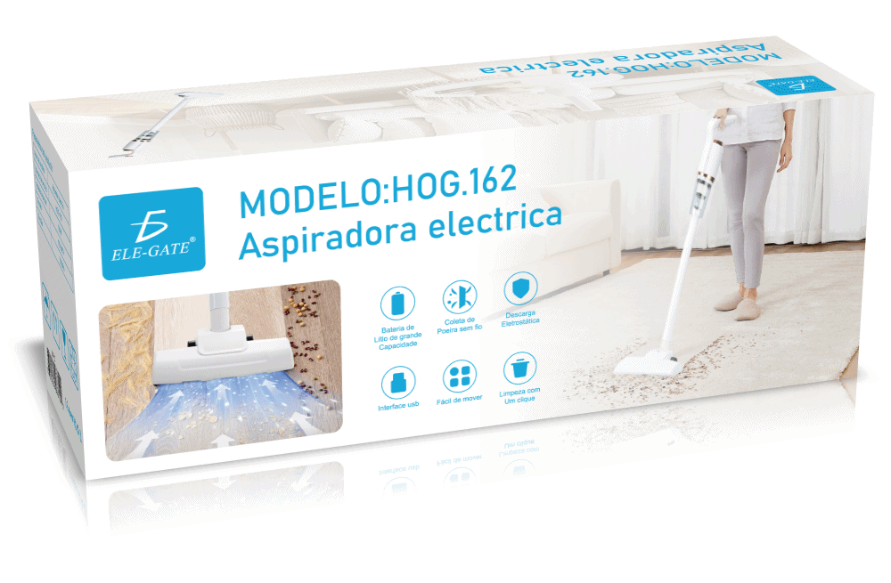 Aspiradora inalámbrica vertical multifuncional con filtro lavable