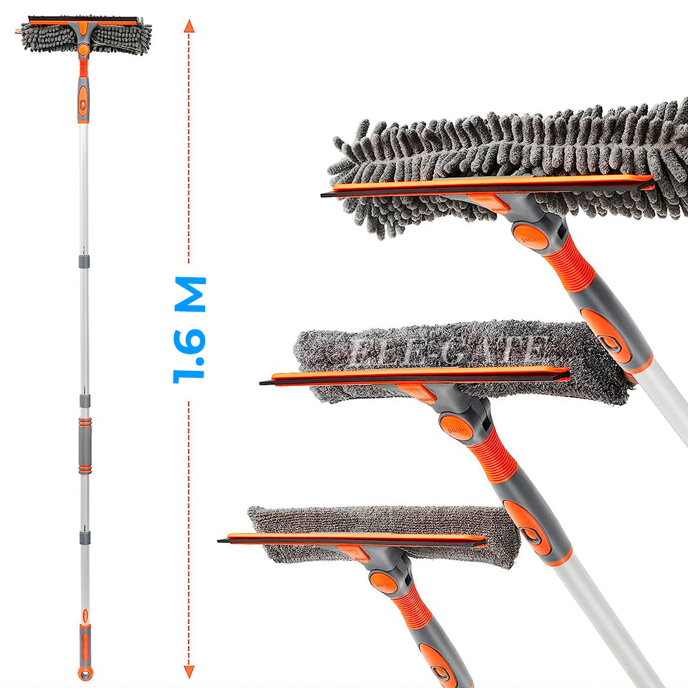 Kit limpiavidrios con poste extensible