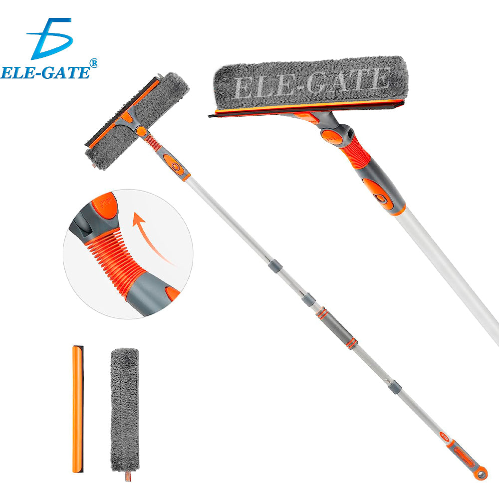 Kit limpiavidrios con poste extensible