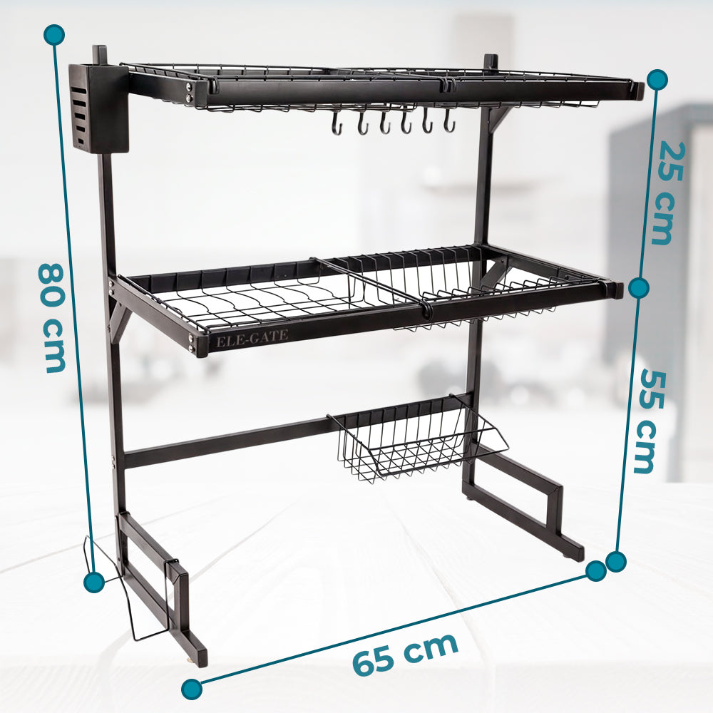 Escurridor de trastes de acero inoxidable