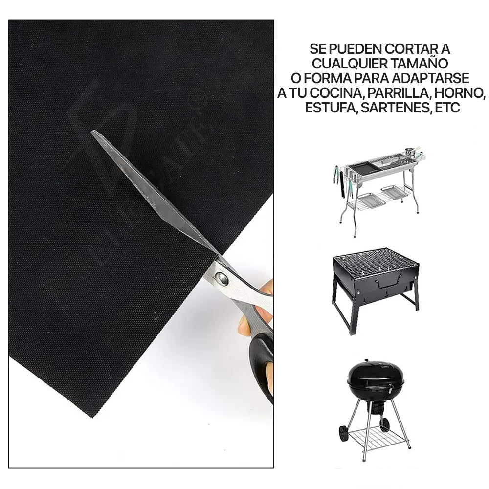 Alfombrillas Antiadherentes Reutilizables para Parrilla y Horno