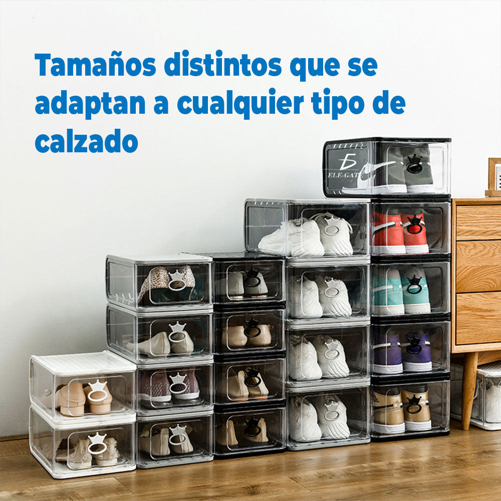 Organizadores transparentes para zapatillas