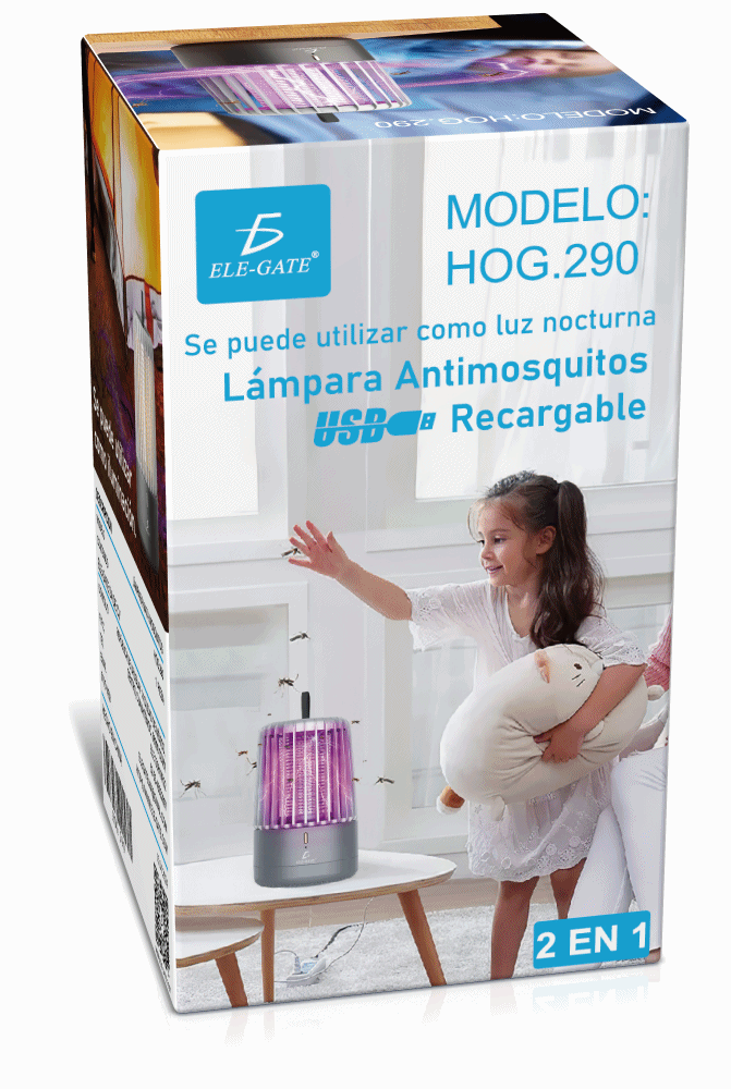 Lámpara antimosquitos eléctrica con luz UV