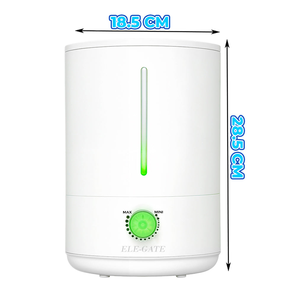 Humidificador difusor de 4 litros con luz RGB
