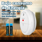 Detector de humo blanco con WiFi para montar en el techo