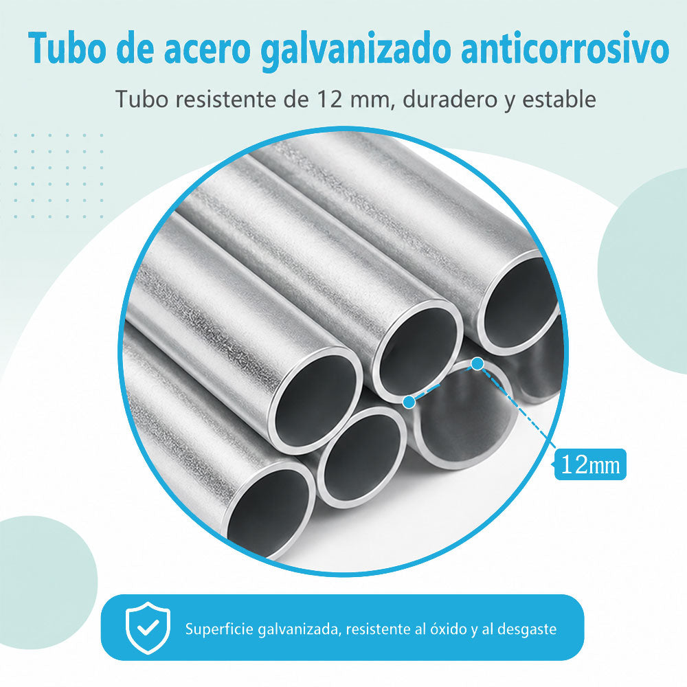 Librero organizador modular de 8 compartimentos