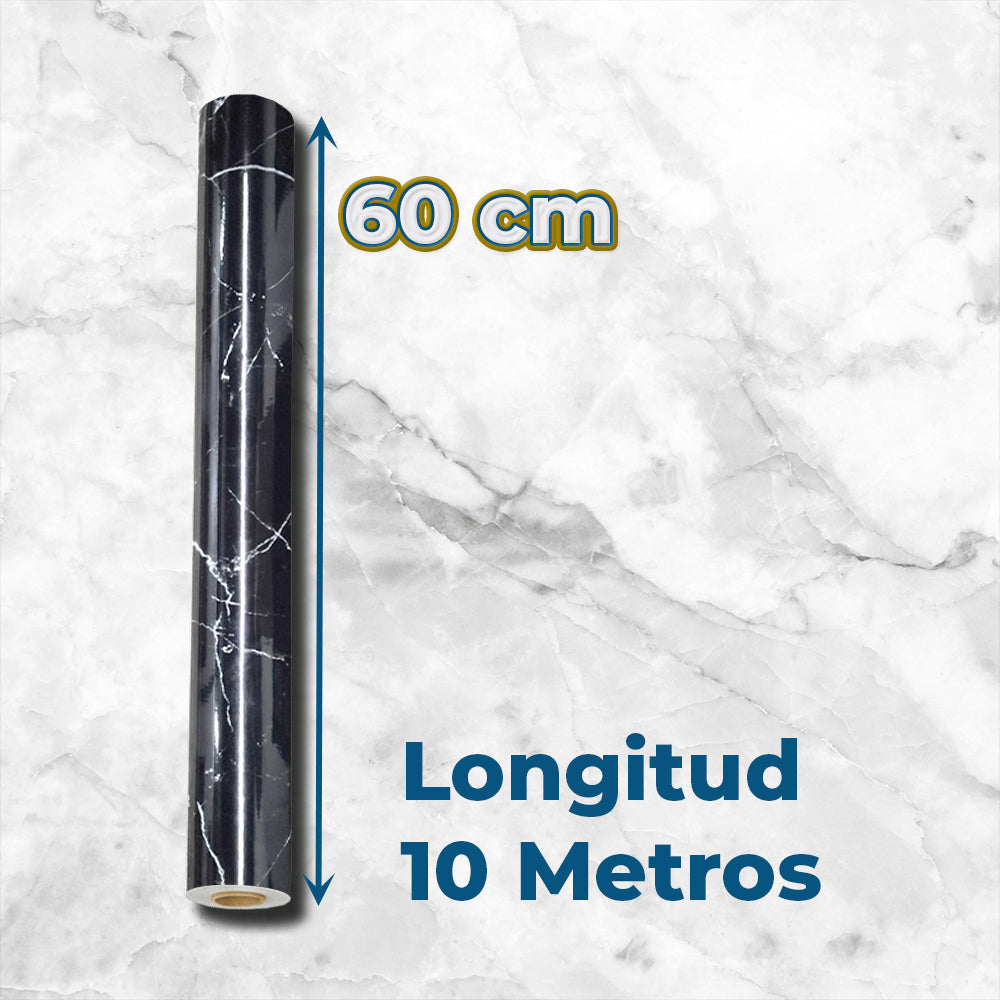 Rollo de papel adhesivo de mármol