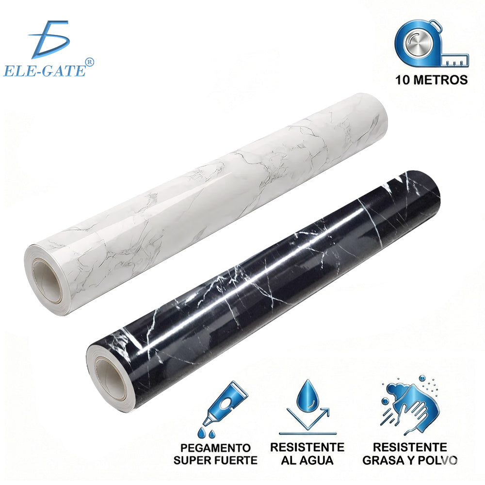 Rollo de papel adhesivo de mármol