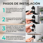 Soporte flexible para paraguas en manillar