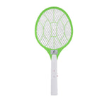 Raqueta eléctrica mata mosquitos recargable con lámpara LED