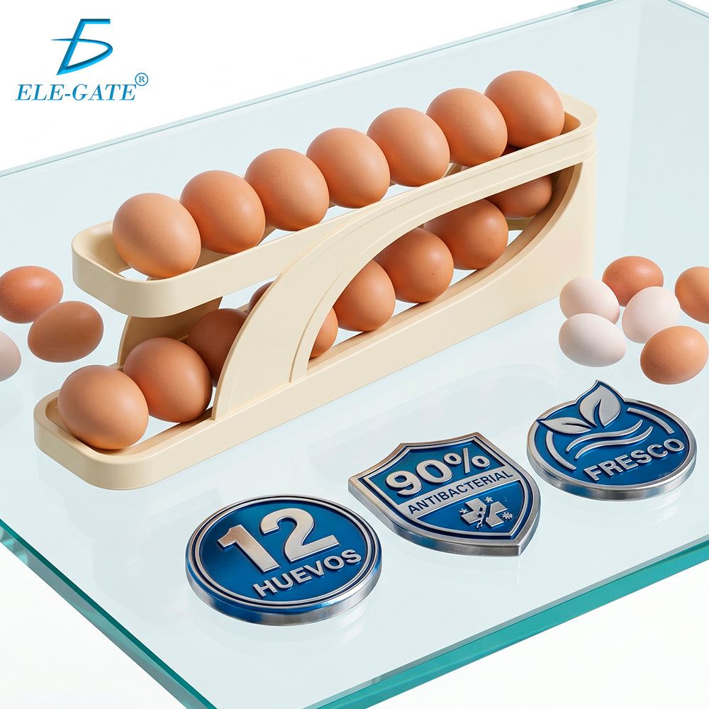 Dispensador de huevos de 2 niveles