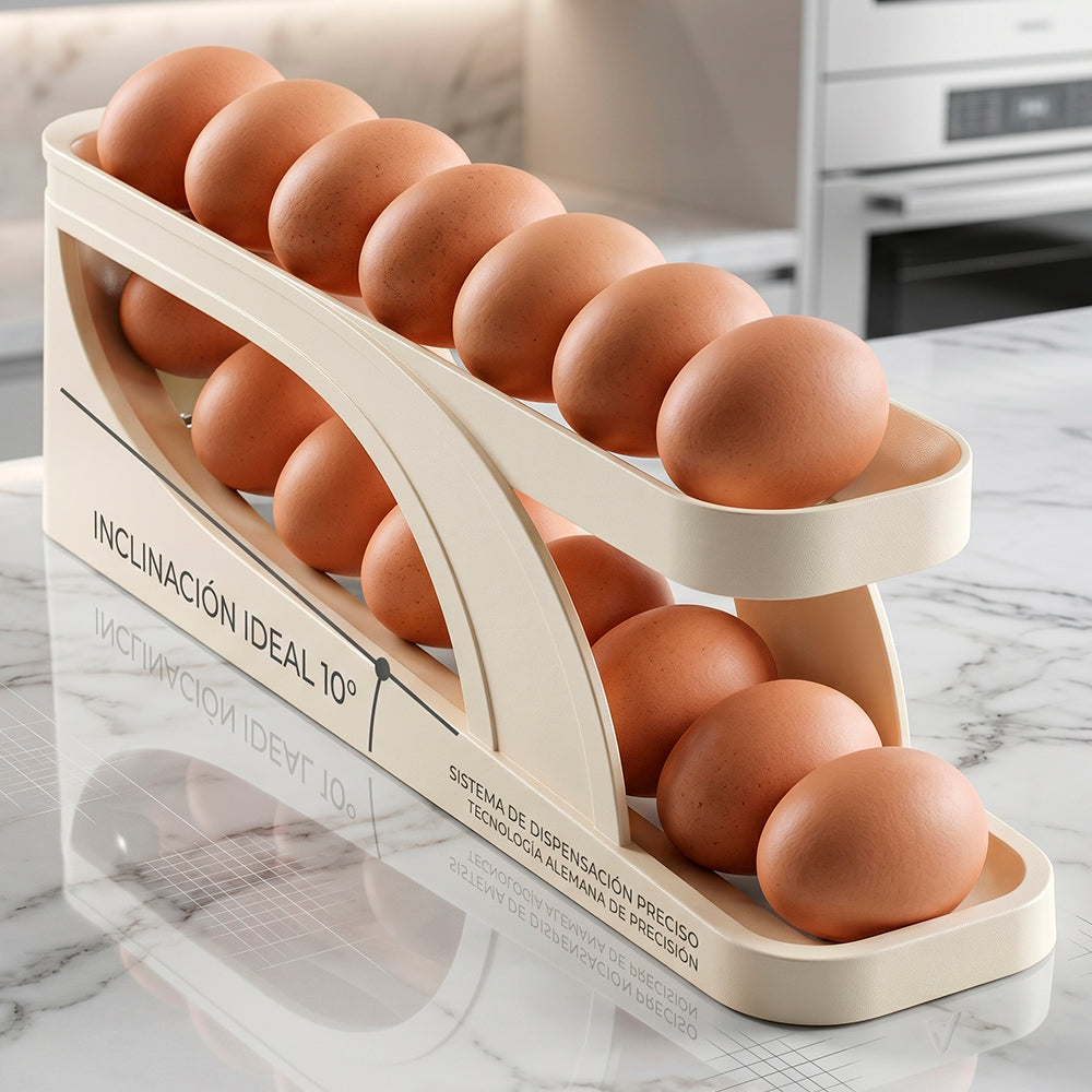 Dispensador de huevos de 2 niveles