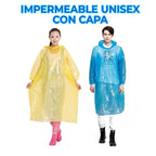 Impermeable portátil — detalle