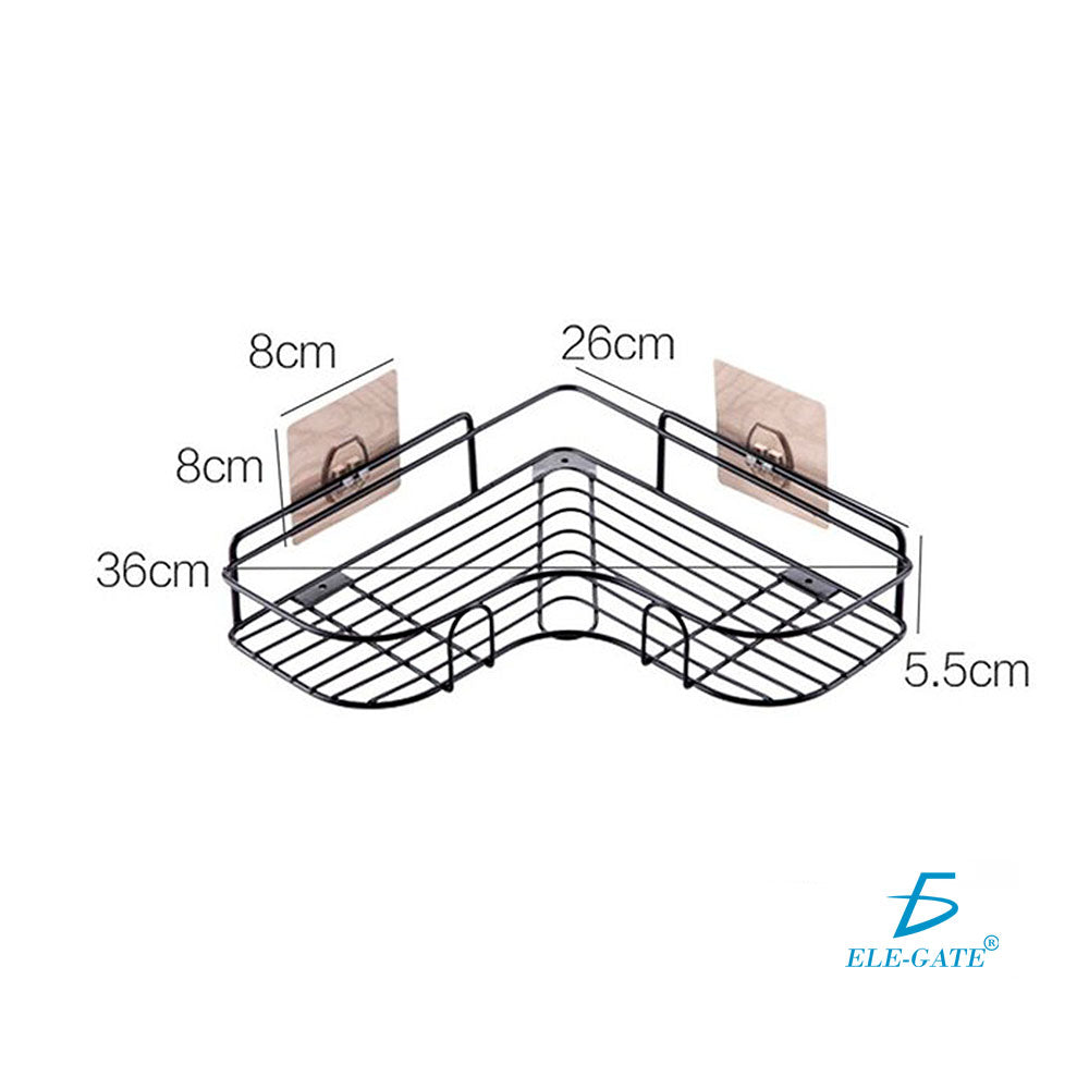 Soporte esquinero de pared de 36 cm
