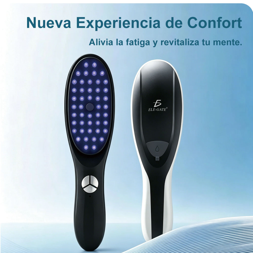 Peine eléctrico de masaje con vapor