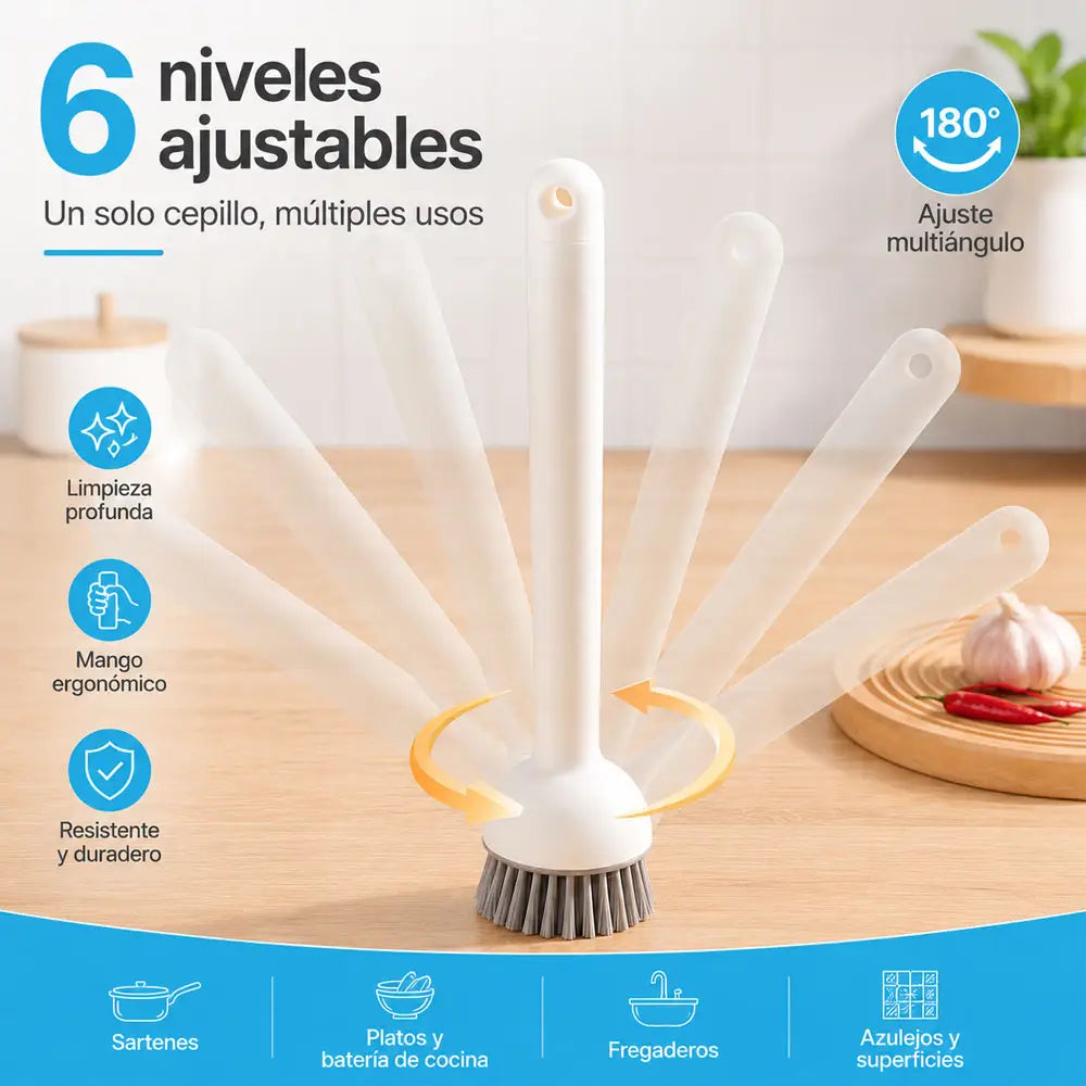 Cepillo de Cocina Ajustable 180°