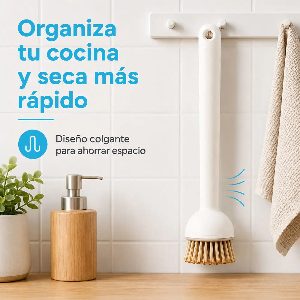 Cepillo de cocina ajustable 180° — uso