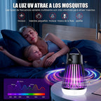 Lámpara mata mosquitos recargable — detalle