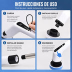 Instrucciones de uso del cepillo eléctrico