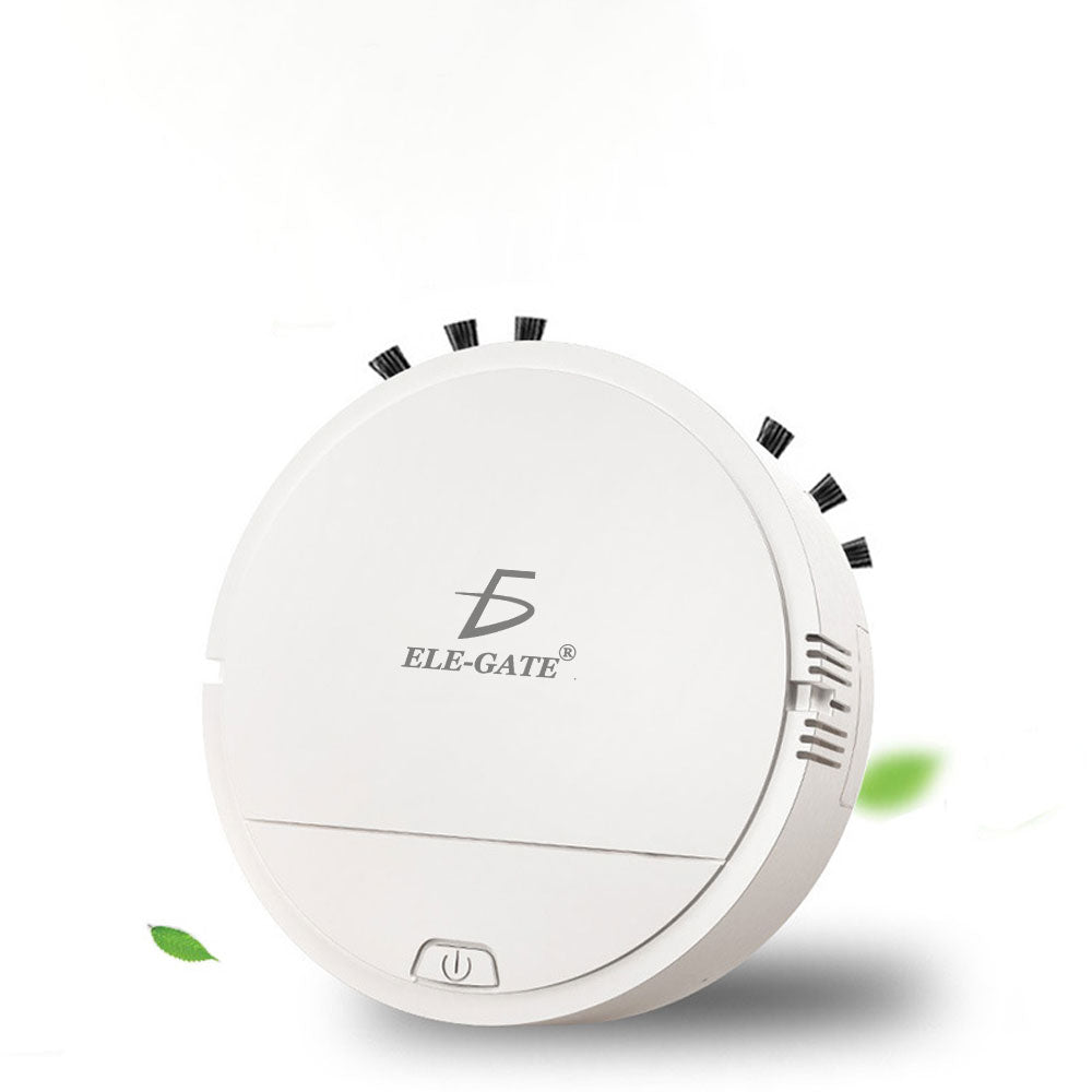 Robot barredor recargable blanco para pisos lisos
