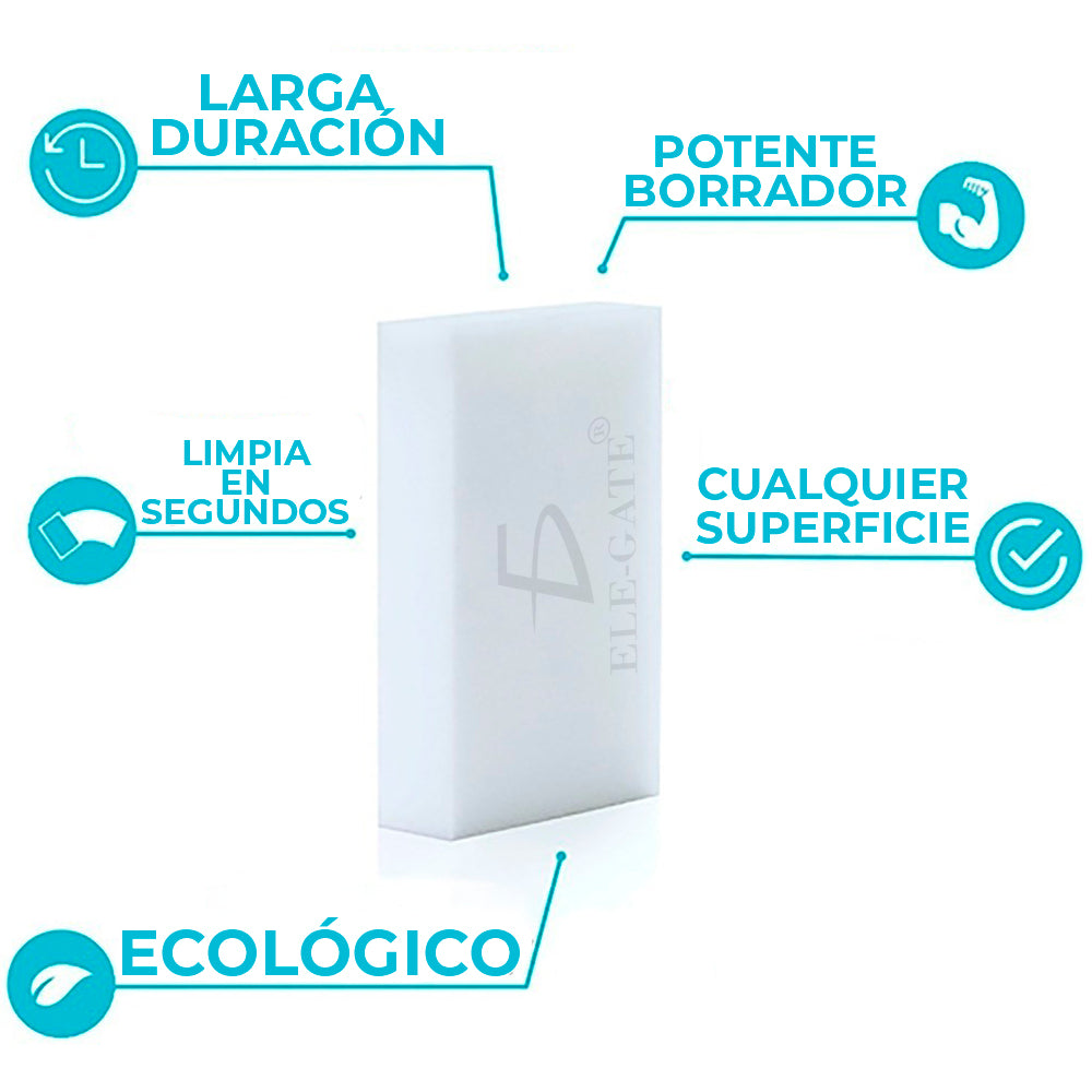 Paquete de 10 esponjas mágicas de melamina