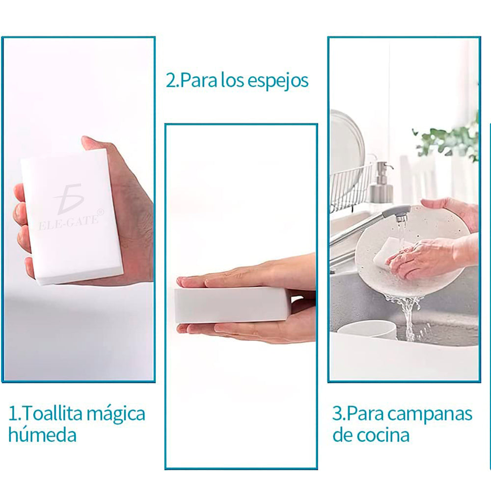 Paquete de 10 esponjas mágicas de melamina