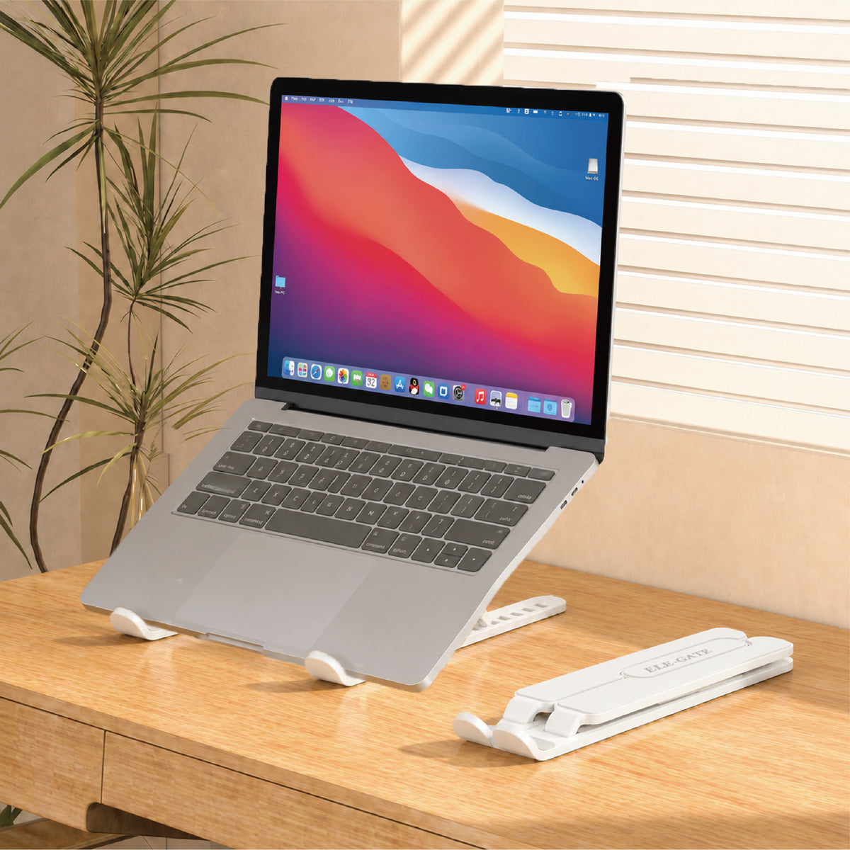 Soporte plegable y ajustable para laptop