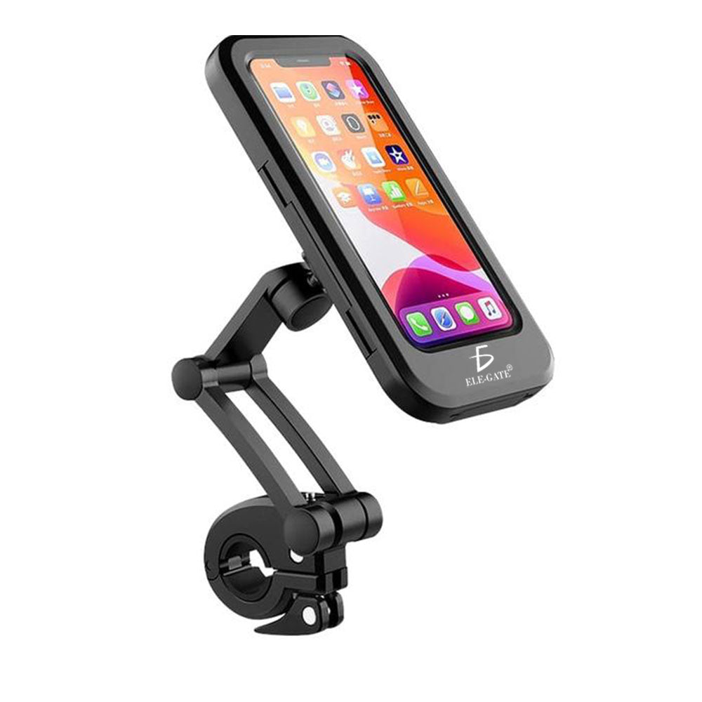 Soporte impermeable para celular en manubrio