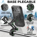 Soporte impermeable para celular en manubrio