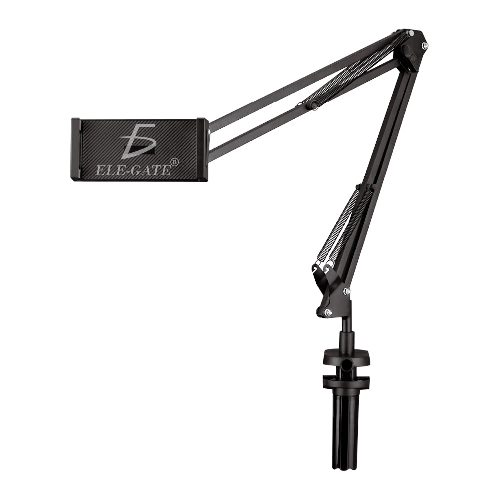 Soporte articulado de escritorio para tablet y celular con abrazadera