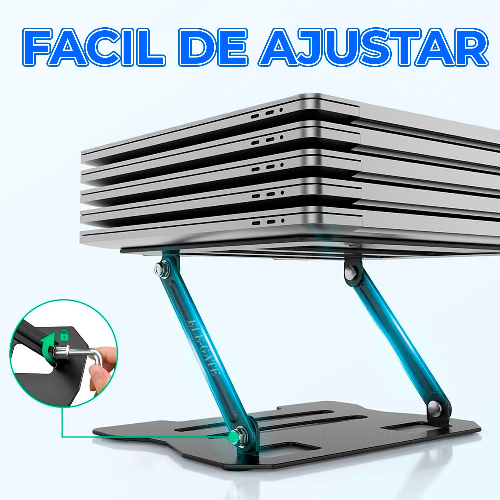 Soporte de acero plegable para laptop