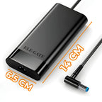 Cargador compatible con laptop HP de 150W con punta azul 4.5 x 3.0 mm