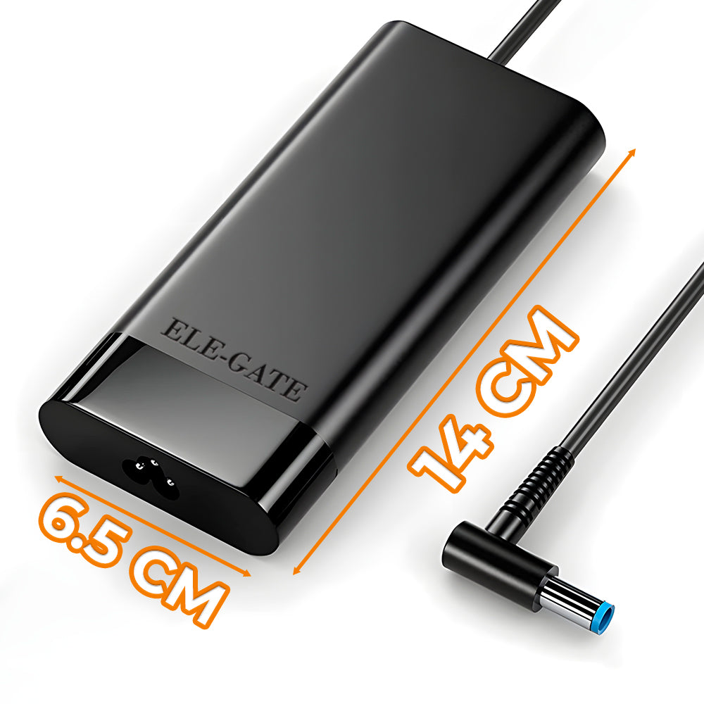 Cargador compatible con laptop HP de 150W con punta azul 4.5 x 3.0 mm