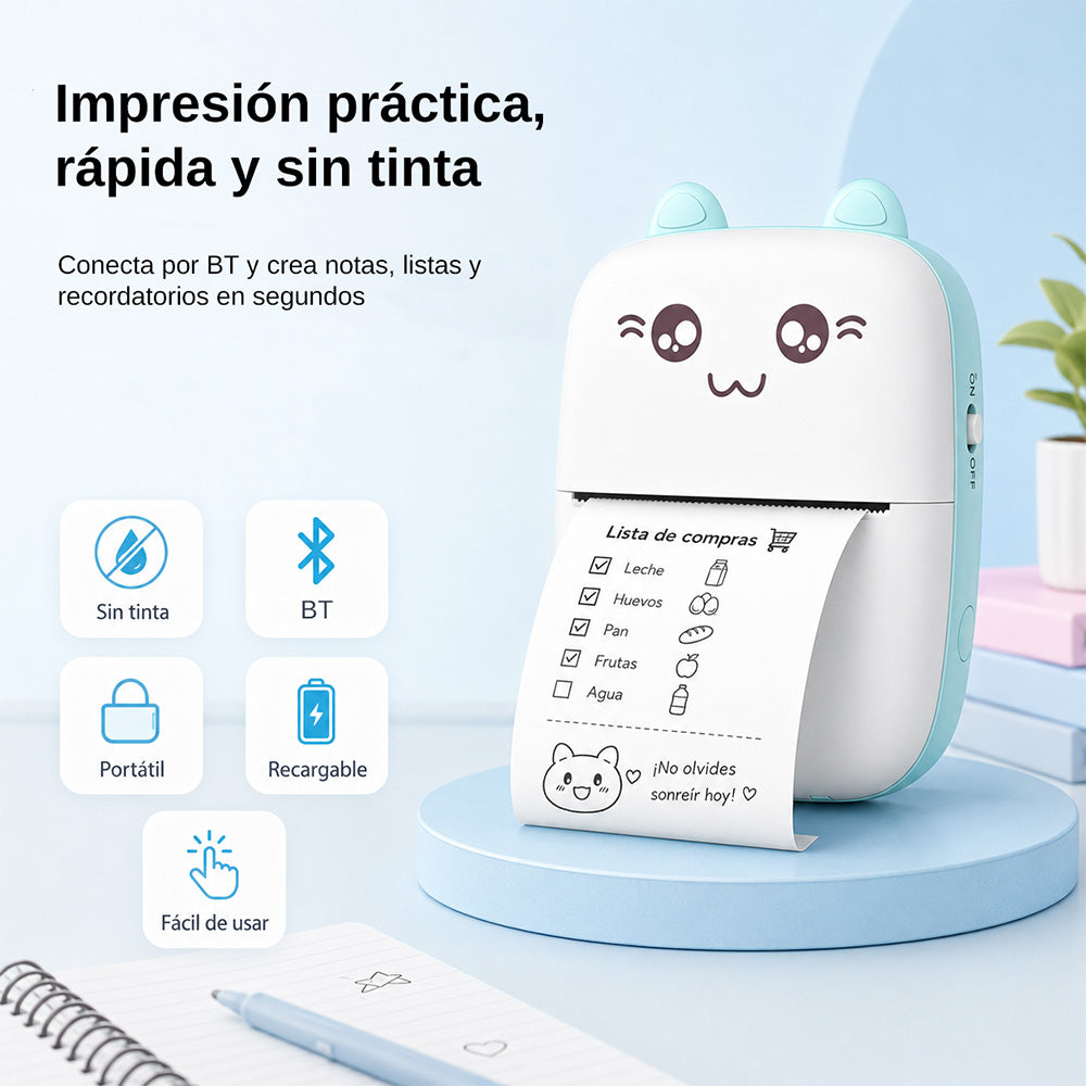 Mini impresora térmica portátil para celular