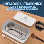 Limpiador ultrasónico para joyas y lentes