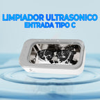 Limpiador ultrasónico para joyas y lentes