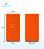 Soporte flexible naranja para celular y tablet