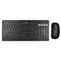 Kit de teclado y mouse inalámbrico Perfect Choice PC-201373 negro