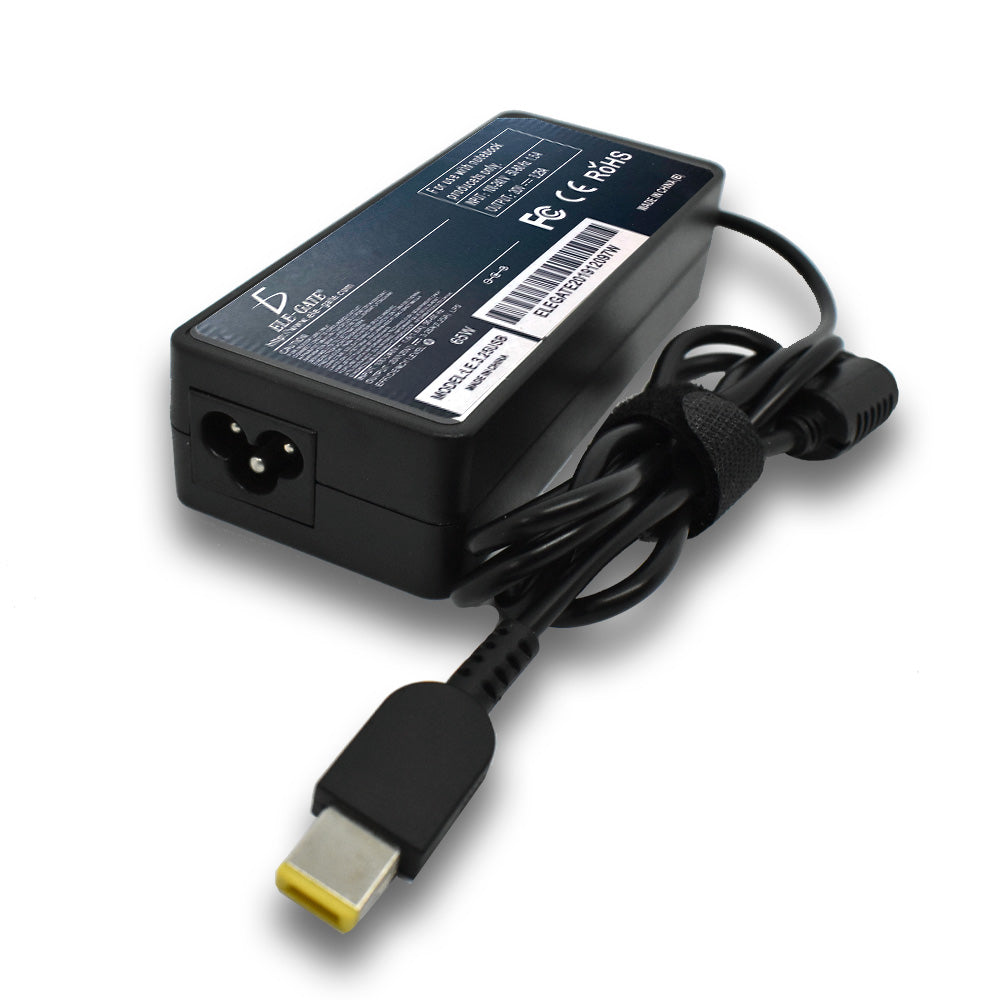 Cargador compatible con Lenovo ThinkPad de 65W con punta USB rectangular