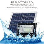 Reflector LED de 25 W con panel solar