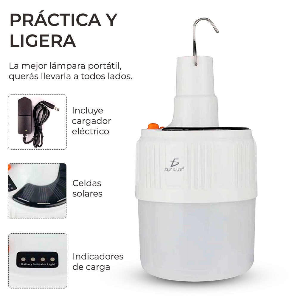 Lámpara LED portátil recargable