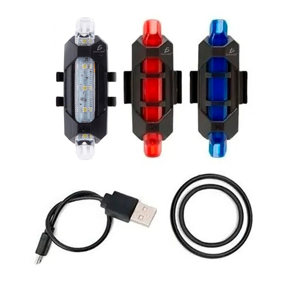 Luz LED roja trasera para bicicleta